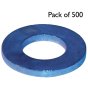 Table 3 Flat Washers, Zinc Plated, I.D: 5/16", Pack of 500