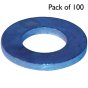 Table 3 Flat Washers, Zinc Plated, I.D: 7/8", Pack of 100