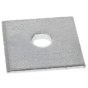 Square Plate Washer, M12 (Hole) Size: 1.1/2", Thick: 3mm - Each