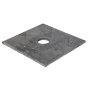 Square Plate Washer M12 (Hole) Size: 3" Thickness: 3mm - Each