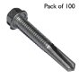 Hex S/Drilling Screw, Size: 5.5 x 70, Thickness 5mm - Pack of 100