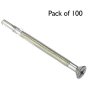 Hexagon Head Self Drilling Screws - Size: 5.5x65 (12mm Thick) - Pack of 100