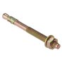 Through Bolts, Zinc/Yellow Passivated, Size: M16x150 - Pack of 15
