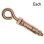 Shield Anchor - Eye Bolt, Size: M8 (Hole Size: 14mm) - Sold Individually