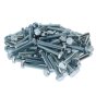 M8 x 45mm Zinc Plated 8.8 HT DIN 933 Setscrews - 100 Pack