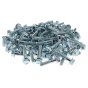 Metric HT Flanged Setscrews, Grade 8.8, Zinc Plated, M8 x 35, Pack of 100
