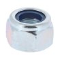 Metric Nylon Insert Locking Nut, 'P' Zinc Plated, Size: M14 - Pack of 50