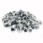 UNF Nylon Insert Locking Nuts, Size: 3/8". Pack of 100