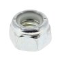 UNC Nylon Insert Locking Nuts, Zinc Plated, Size: 5/16" - Pack of 100