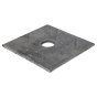 Square Plate Washer M16 (Hole) Size: 3" Thickness: 3mm - Each