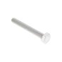 M10 x 75mm A2 Hexagon Head Stainless Steel DIN 933 Setscrews (50 Pack)