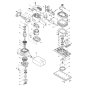 Makita 9046 Sander Assembly