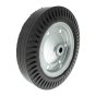 Rubber Wheel 400x70 3rel 178 Plane Bore-Steel Silver Galv Cent - Pramac Part - 907 0107