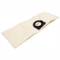 Vax Cloth Vacuum Dust Bag c/w Plastic Collar. S1 fits Cylinder Vacuums