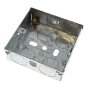 Switch and Socket Box 1G 25mm with 12x20mm Knockouts ***LAST STOCK***