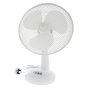 12" Portable White Cool Air Desk Fan
