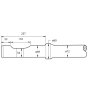Chisel 620mm for Bobcat B980 Hydraulic Breaker Unit