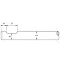 Breaker Point 600mm for Chicago Pneumatic CP150 Hydraulic Breakers