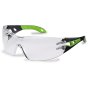 Uvex Pheos Safety Spectacles Low Profile Side Arms Soft Ends EN166 1F Clear