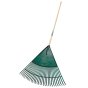 Plastic Head Leaf Rake 850mm with Wooden Handle 30 Tooth