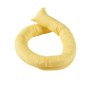 1200 x 75mm Yellow Chemical Absorbent Sock 3.75L for Acids and Alkalis