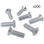 Body Screw C/Sunk Size: M8x25mm - Pack of 200