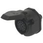 Professional 12v 13 Pin Plastic Socket, Dimensions 6.5 x 8 x 8cm