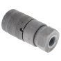 Female Flat Faced Coupling Probe - Thread Size: 1/4" Body Size: 1/4"