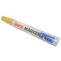 Yellow Ambersil Permanent Paint Marker Pen for Metal, Glass, Plastic (Each)