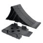 Mini Polypropylene Wheel Chock Kit with Holder, 13-14 in Wheels, 1600 kg