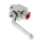 Two Way Ball Valve 500 Bar MWP (Mounting Holes) Body 10 Thread 3/8"