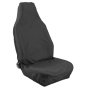 Black Polyester Universal Stretch Cover for Larger Seats