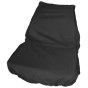Black Polyester Universal Tractor / Mini Plant Waterproof Seat Cover