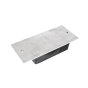 Bolt-On Rubber Tipper Pad with Aluminium Base, 116.5 x 74.5 x 30mm