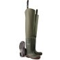 Acifort Thigh Wader Pants Steel Toe Cap & Mid Sole Oil Resistant Green 11