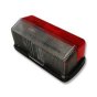 AJBA 12V Red/White Bulb Outline Marker Lamp, Vertical, Spade (MP8743)