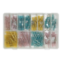 Heat Shrink Terminal Assortment 142pc Blue, Red & Yellow - AB037HT