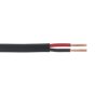 Automotive Cable Thick Wall Flat Twin 2 x 1mm(sq) 14/0.30mm 30mtr Black Sealey Part No. AC1430TWTK