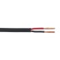Automotive Cable Thin Wall Flat Twin 2 x 1mm(sq) 32/0.20mm 30mtr Black Sealey Part No. AC3220TWTN