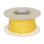 Automotive Cable Thin Wall Single 1mm(sq) 32/0.20mm 50mtr Yellow Sealey Part No. AC3220YE