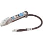PCL Afg4 0-140 Psi & 0-9.6 Bar 0.36m Steel Braided Hose THO Short Stem Connector W/ Swivel Fitting - AFG4H031
