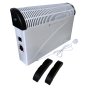 2.0kW Convector Heater 220-240V with Variable Thermostat and Tip-Over Switch