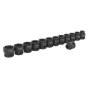 Impact Socket Set 13pc 1/2"Sq Drive Low Profile Metric Sealey Part No. AK5613LP