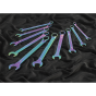 Combination Spanner Set 10pc Metric Titanium Coated Sealey Part No. AK6308