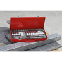 Socket Set 45pc 3/8"Sq Drive 6pt WallDrive - Metric/Imperial Sealey Part No. AK692