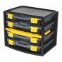Portable 4 Case Modular Organizer Sealey Part No. AP0709