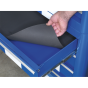 Topchest 4 Drawer Retro Style - Blue with White Stripes Sealey Part No. AP28104BWS