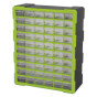 Cabinet Box 60 Drawer - Hi-Vis Green/Black Sealey Part No. APDC60HV