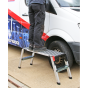 Aluminium Folding Platform 2-Tread EN 14183 Sealey Part No. APS2