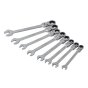 Flexible Head Ratchet Set of 8 Metric by BlueSpot - 4300